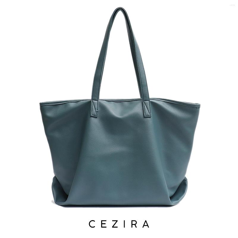 Evening Bags CEZIRA Fashion PU Leather Large Tote Bag For Women High Quality Washed Vegan Shoulder Female Daily Shopping Handbags, Black
Evening Bags CEZIRA Fashion PU Leather Large Tote Bag For Women High Quality Washed Vegan Shoulder Female Daily Shopping Handbags, Black