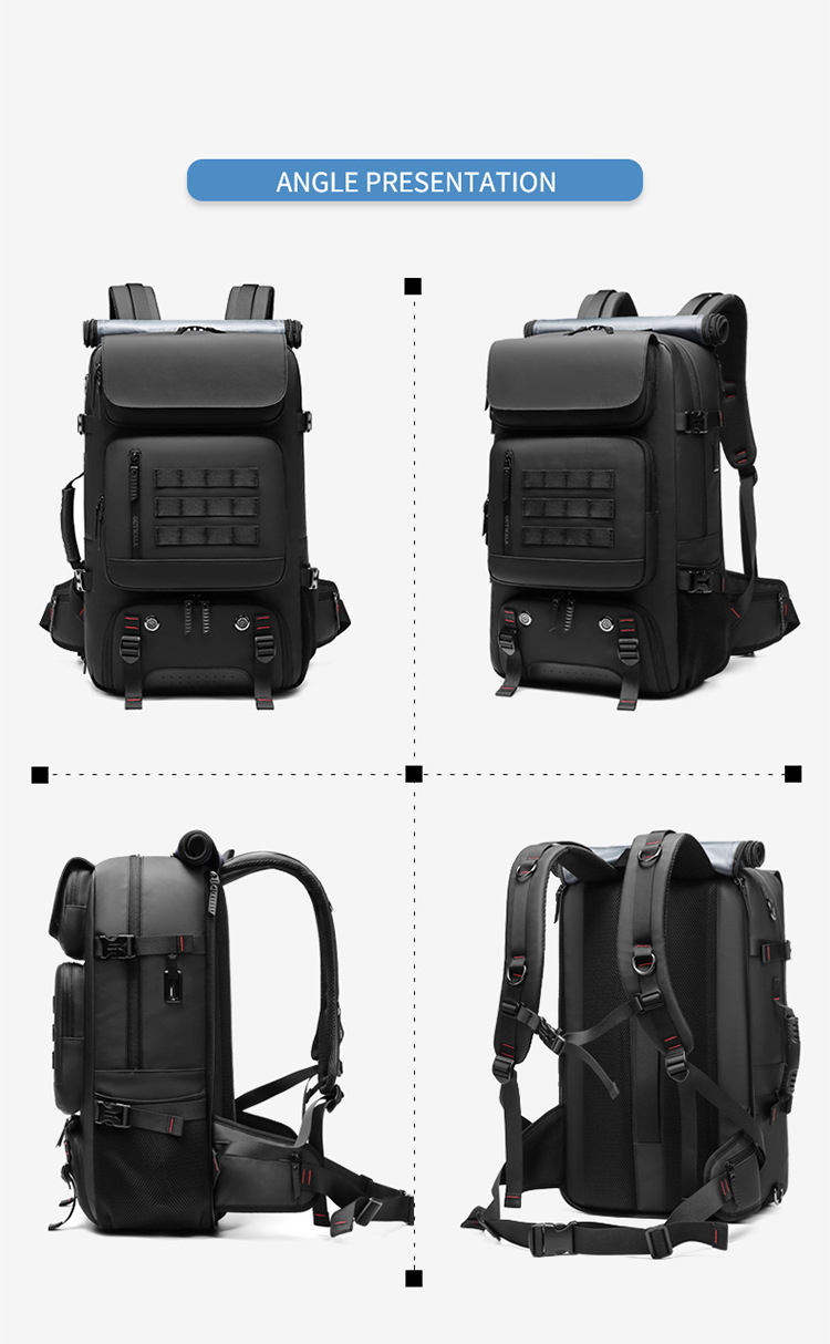 School Bags large capacity 60L outdoors backpack Men Mountaineering bag waterproof Laptop Backpack travel Business Backpack Shoe bag 220908