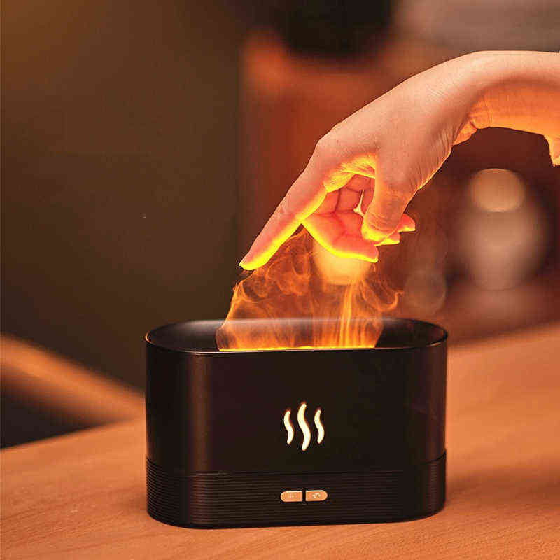 Humidifiers 180Ml Usb Essential Oil Diffuser Simulation Flame Ultrasonic Humidifier Home Office Air Freshener Scent Sooth Sleep Atomizer J220906
Humidifiers 180Ml Usb Essential Oil Diffuser Simulation Flame Ultrasonic Humidifier Home Office Air Freshener Scent Sooth Sleep Atomizer J220906