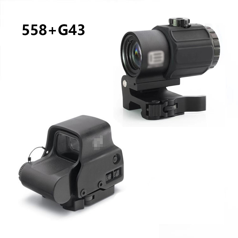 Tactical Accessories G43 3x Magnifier Scope 558 Red Dot Hybrid Sight with /Original Marking Combo Prefect Replica
Tactical Accessories G43 3x Magnifier Scope 558 Red Dot Hybrid Sight with /Original Marking Combo Prefect Replica
