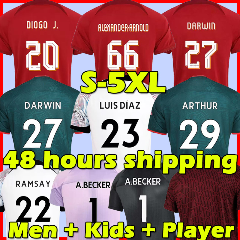 S-5XL 22-23 season soccer jerseys FIRMINO 2022 2023 DARWIN final chanpions Mohamed Diogo Luis DIaz Football shirt top men kids kits Minamino Alexander Arnold DARWIN, 22-23 gk purple kids kits
S-5XL 22-23 season soccer jerseys FIRMINO 2022 2023 DARWIN final chanpions Mohamed Diogo Luis DIaz Football shirt top men kids kits Minamino Alexander Arnold DARWIN, 22-23 gk purple kids kits