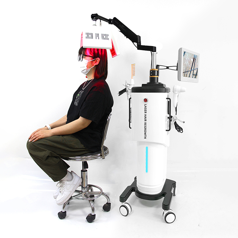 2022 Laser Beauty Equipment Red Light Therapy Hair Regrowth Treatments Transplantation Laser Hair Regrowth Machine