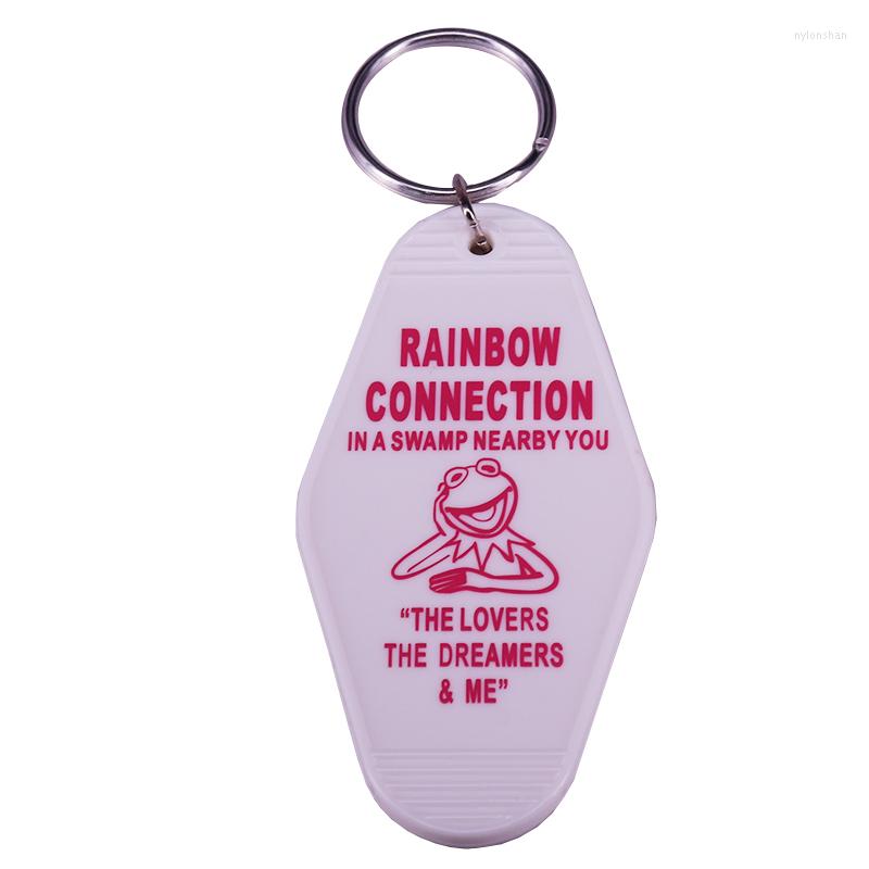 Keychains Muppet Movie Inspired Rainbow Connection Key Tag Jim Henson Kermit Song Accessory
Keychains Muppet Movie Inspired Rainbow Connection Key Tag Jim Henson Kermit Song Accessory