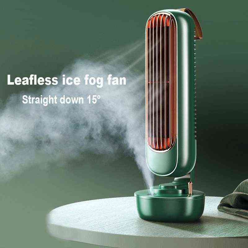 Electric Fans 2-IN-1 Mist Air Cooler Bladeless Fan Desktop Silent Air Conditioner Humidifier Home Office Water Moisturizing Mist USB Tower Fan T220907
Electric Fans 2-IN-1 Mist Air Cooler Bladeless Fan Desktop Silent Air Conditioner Humidifier Home Office Water Moisturizing Mist USB Tower Fan T220907