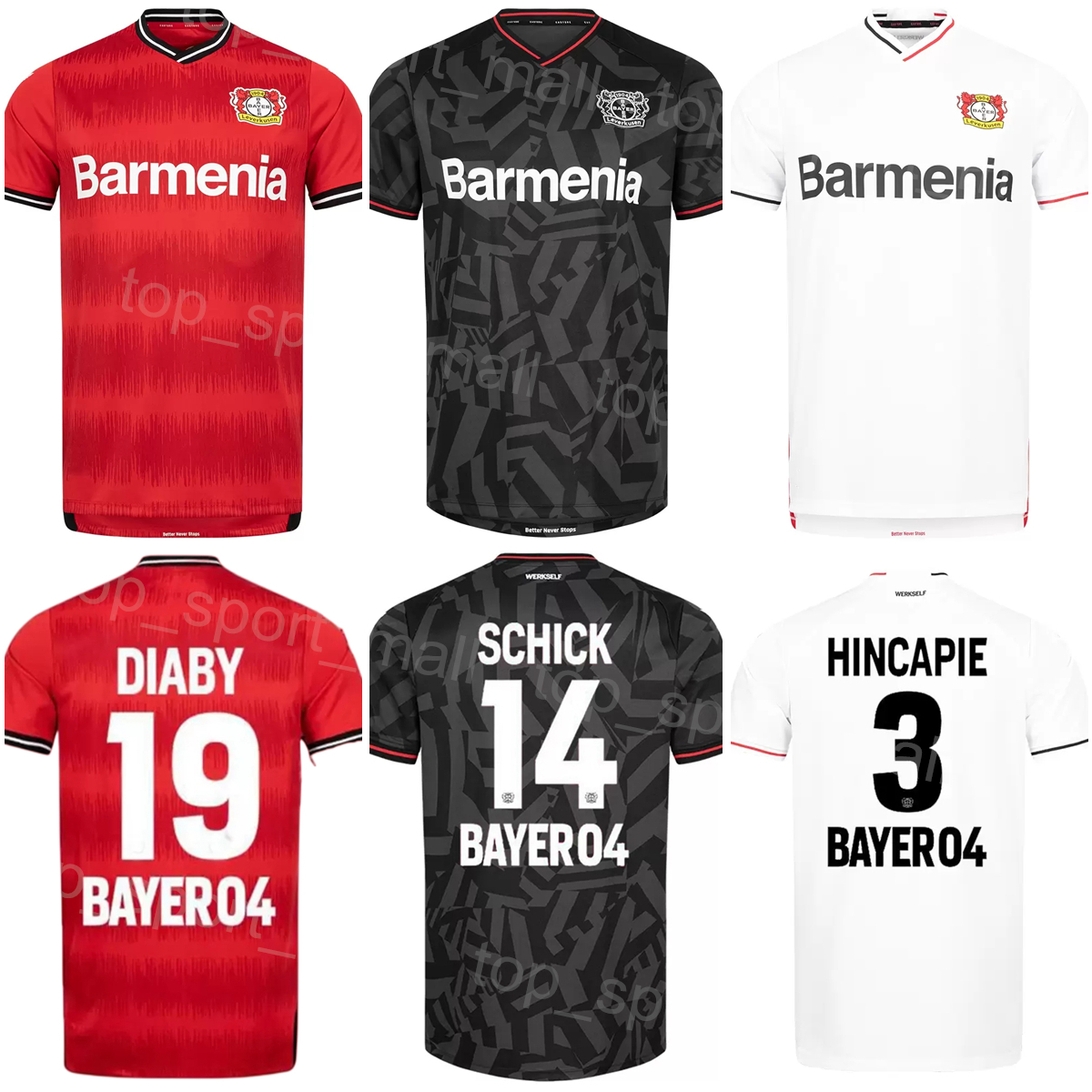 04 Bayer Leverkusen Soccer 14 Patrik Schick Jerseys 2022-23 Club 19 Moussa Diaby 5 Mitchel Bakker 27 Florian Wirtz 1 Lukas Hradecky 20 Charles Aranguiz Football Kits, Red
04 Bayer Leverkusen Soccer 14 Patrik Schick Jerseys 2022-23 Club 19 Moussa Diaby 5 Mitchel Bakker 27 Florian Wirtz 1 Lukas Hradecky 20 Charles Aranguiz Football Kits, Red