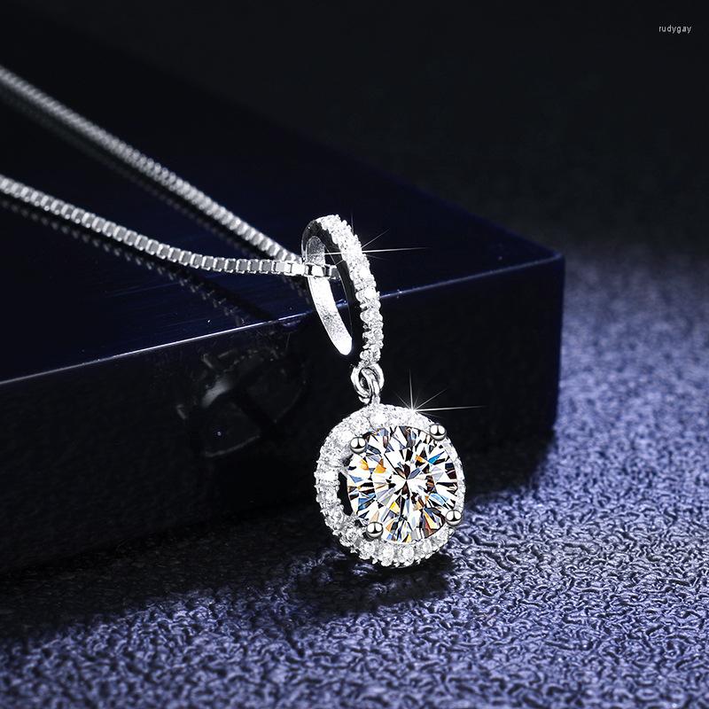 Pendants Women Moissanite Necklace 925 Sterling Silver White Gold Plated Necklaces Gra Certification D Color VVS1 Jewelry
Pendants Women Moissanite Necklace 925 Sterling Silver White Gold Plated Necklaces Gra Certification D Color VVS1 Jewelry