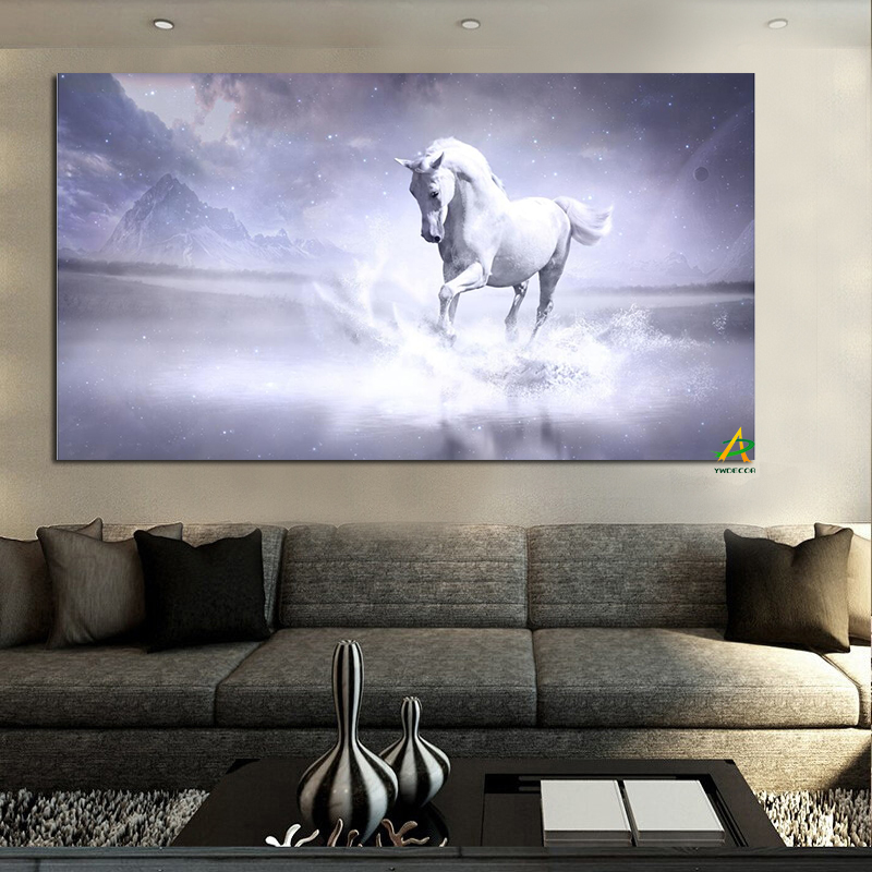 Canvas Painting White Horse Keep Running in the River Modern Digital Prints on Canvas Wall Art Picture Living Room Home Decor
Canvas Painting White Horse Keep Running in the River Modern Digital Prints on Canvas Wall Art Picture Living Room Home Decor