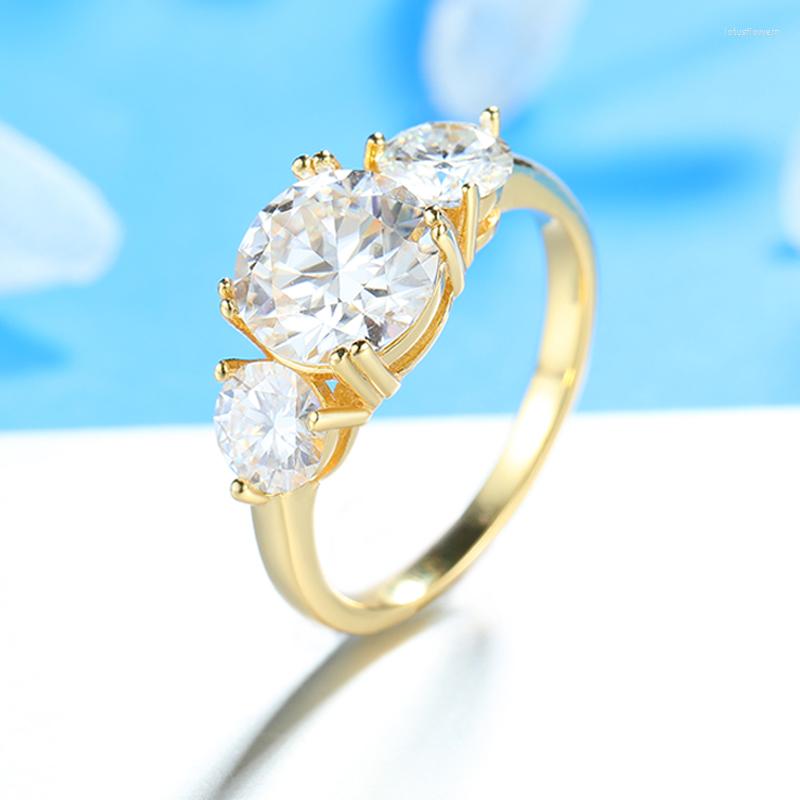 Chains Smyoue 3ct Full Moissanite Diamond Ring For Women Bride Sparkly Wedding Promise Rings S925 Plated 18k Gold Band Wholesale
Chains Smyoue 3ct Full Moissanite Diamond Ring For Women Bride Sparkly Wedding Promise Rings S925 Plated 18k Gold Band Wholesale