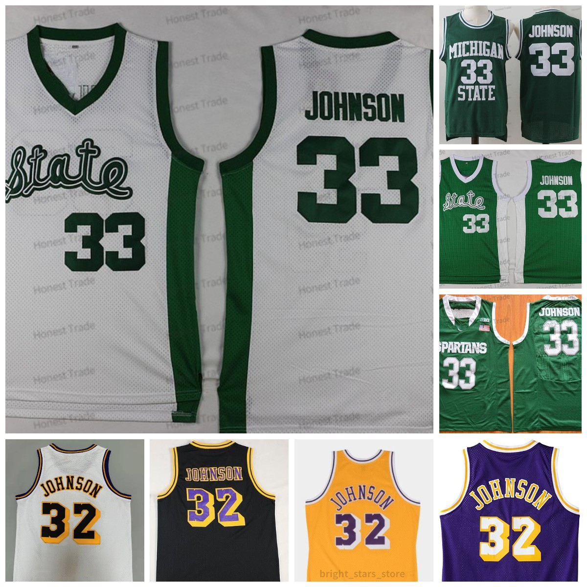 College Basketball Wears 33 Johnson 32 Basketball Jersey Retro Men Green Blue White Yellow Stitched NCAA College Mens Jerseys, Men jersey
College Basketball Wears 33 Johnson 32 Basketball Jersey Retro Men Green Blue White Yellow Stitched NCAA College Mens Jerseys, Men jersey