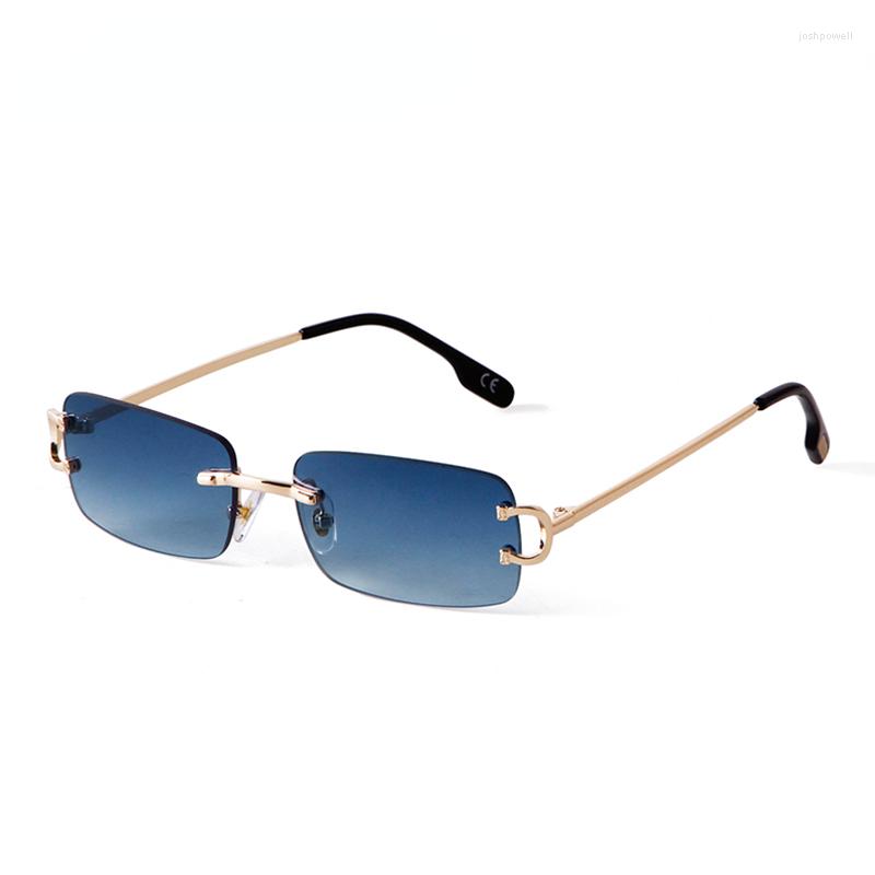Sunglasses Blue Rimless Rectangle Men 2022 Brand Design Metal Fashion Square Sun Glasses For Women Gradient Lens Frameless UV400
Sunglasses Blue Rimless Rectangle Men 2022 Brand Design Metal Fashion Square Sun Glasses For Women Gradient Lens Frameless UV400
