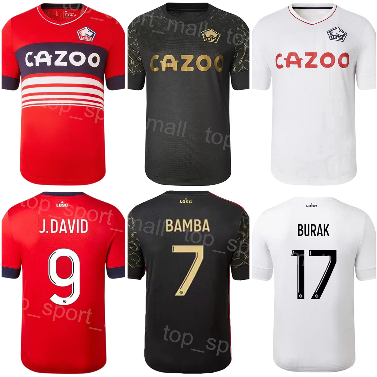 2022 2023 Club Lille Soccer Jersey 12 Yusuf Yazici 9 Jonathan David 17 Burak Yilmaz 10 Ikone 28 Reinildo Mandava 7 Jonathan Bamba 6 Jose Fonte Football Shirt Kits Team, White
2022 2023 Club Lille Soccer Jersey 12 Yusuf Yazici 9 Jonathan David 17 Burak Yilmaz 10 Ikone 28 Reinildo Mandava 7 Jonathan Bamba 6 Jose Fonte Football Shirt Kits Team, White