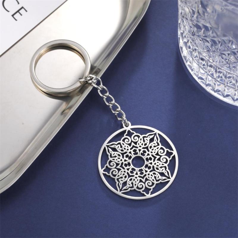 Keychains COOLTIME Stainless Steel Filigree Keychain For Women Flower Of Life Vintage Car Key Ring Holder Jewelry 2022 Trend Birthday Gift
Keychains COOLTIME Stainless Steel Filigree Keychain For Women Flower Of Life Vintage Car Key Ring Holder Jewelry 2022 Trend Birthday Gift