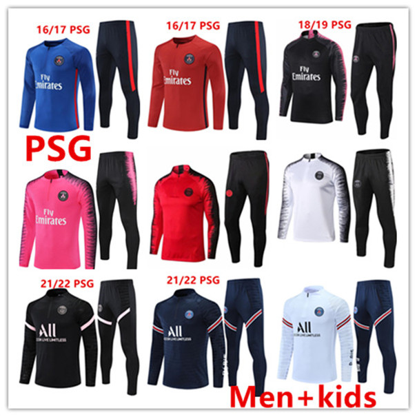 21 22 PSGs MBAPPE soccer jersey tracksuit 16/17 18/19 Classic style MARQUINHOS VERRATTI KIMPEMBE ICARDI DI MARIA DRAXLER adult kids football paris training sets
21 22 PSGs MBAPPE soccer jersey tracksuit 16/17 18/19 Classic style MARQUINHOS VERRATTI KIMPEMBE ICARDI DI MARIA DRAXLER adult kids football paris training sets