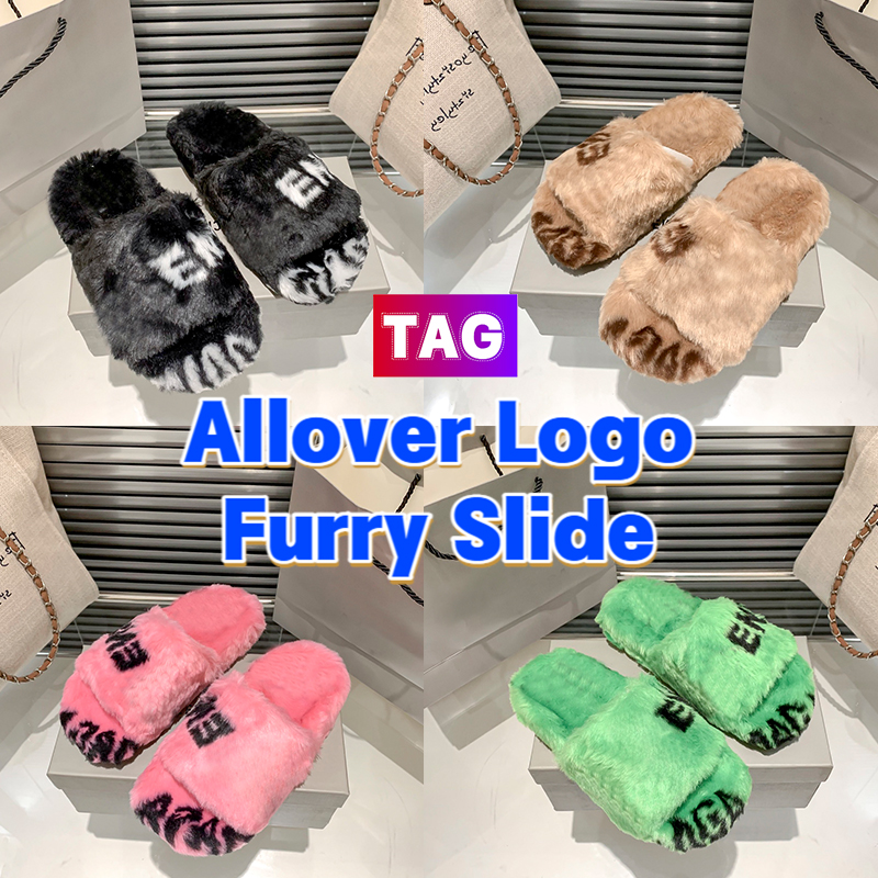 Allover Logo men Slippers Furry plush Slide fur Sandals warm comfortable Slipper indoor winter sandals Green Black white Beige Ebony man sandal fuzzy woman shoes, No.6- shoes box
Allover Logo men Slippers Furry plush Slide fur Sandals warm comfortable Slipper indoor winter sandals Green Black white Beige Ebony man sandal fuzzy woman shoes, No.6- shoes box