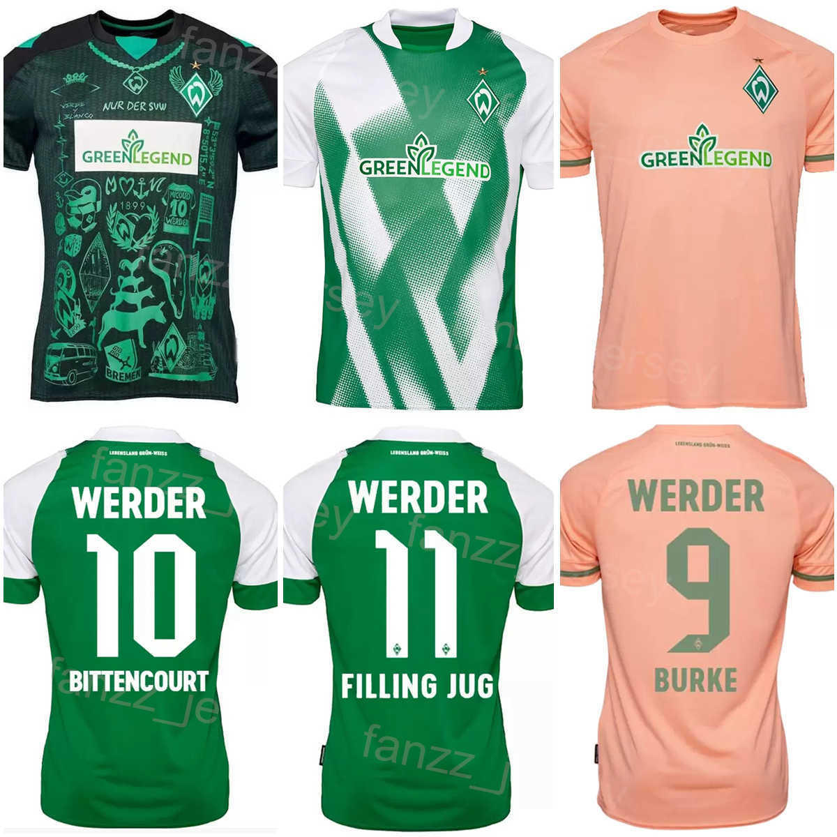 SV Werder Bremen Soccer 11 Niclas Fullkrug Jerseys 2022-23 Club 8 Mitchell Weiser 3 Anthony Jung 5 Amos Pieper Leonardo Bittencourt Oliver Burke Football Shirt Kits, With patch
SV Werder Bremen Soccer 11 Niclas Fullkrug Jerseys 2022-23 Club 8 Mitchell Weiser 3 Anthony Jung 5 Amos Pieper Leonardo Bittencourt Oliver Burke Football Shirt Kits, With patch