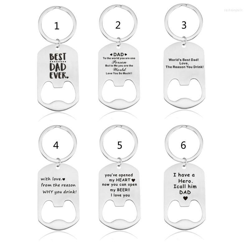 Keychains Father's Day Gift Bottle Opener Keychain Dad You Are The World From Daughter Son Wife Stainless Steel For
Keychains Father's Day Gift Bottle Opener Keychain Dad You Are The World From Daughter Son Wife Stainless Steel For