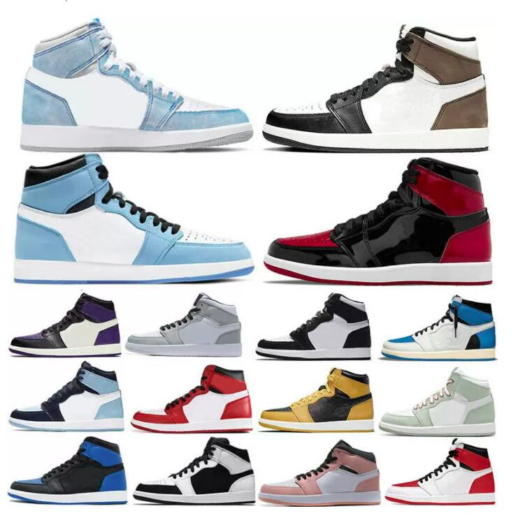 Basketball Shoes Sports Sneakers Trainers University Blue Hyper Royal Patent Panda Dark Mocha Bred Shadow Unc Smoke Grey Jumpman 1 Big kids 1S 
Basketball Shoes Sports Sneakers Trainers University Blue Hyper Royal Patent Panda Dark Mocha Bred Shadow Unc Smoke Grey Jumpman 1 Big kids 1S