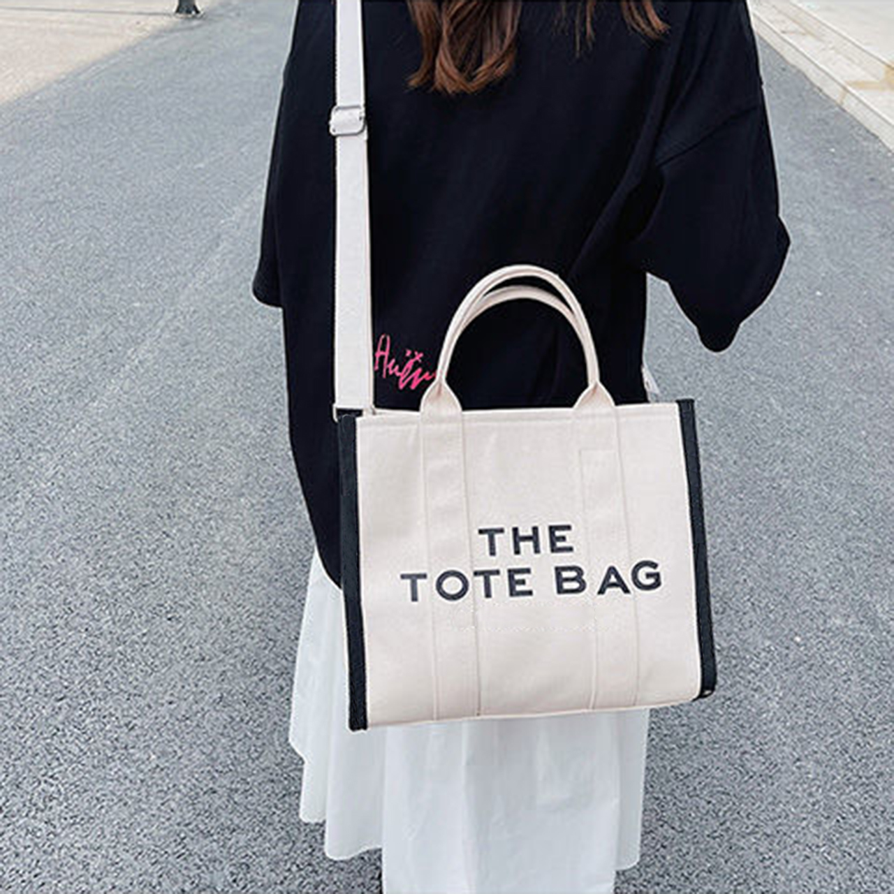 The Tote Bag Cotton Canvas Women Small Cool Practical Designer Zipper Closure Handbag Plain Crossbody Large Capacity Tote Bags Pink Black Shoulder Marcjocob Purse
The Tote Bag Cotton Canvas Women Small Cool Practical Designer Zipper Closure Handbag Plain Crossbody Large Capacity Tote Bags Pink Black Shoulder Marcjocob Purse