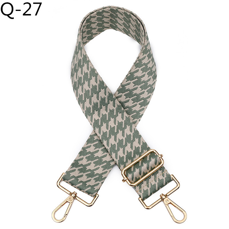 Wide Bag Shoulder Strap Adjustable Embroidered Women's Accessories Replacement Crossbody Belt Handle