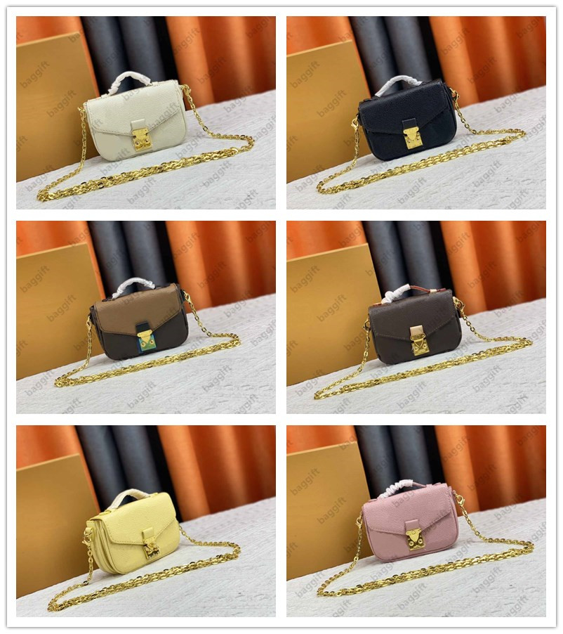 Micro Metis Chain Shoulder Bags Mini Messenger Handbag Iconic S-lock Clasp Cross Body Flaps Monograms Empreinte Leather Pochette Purse M81389 M81390 M81407 M40780
Micro Metis Chain Shoulder Bags Mini Messenger Handbag Iconic S-lock Clasp Cross Body Flaps Monograms Empreinte Leather Pochette Purse M81389 M81390 M81407 M40780