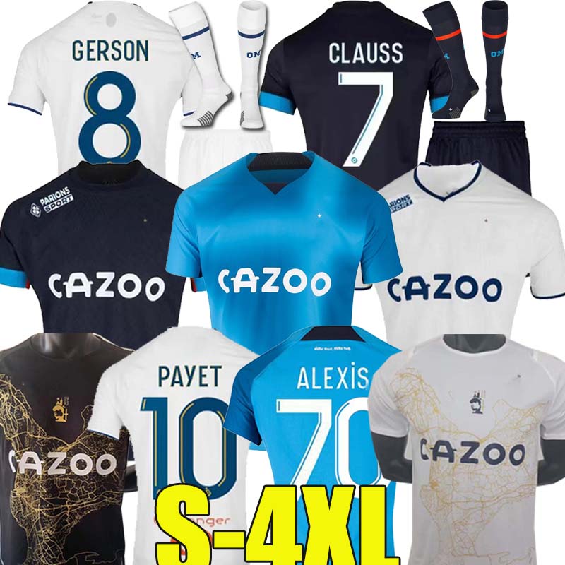 XXXL 4XL 22/23 ALEXIS soccer jerseys 2022 2023 MarseilleS MILIK maillot foot CUISANCE GUENDOUZI GERSON PAYET CLAUSS football shirts men kids kit socks VERETOUT Under, 22-23 away
XXXL 4XL 22/23 ALEXIS soccer jerseys 2022 2023 MarseilleS MILIK maillot foot CUISANCE GUENDOUZI GERSON PAYET CLAUSS football shirts men kids kit socks VERETOUT Under, 22-23 away