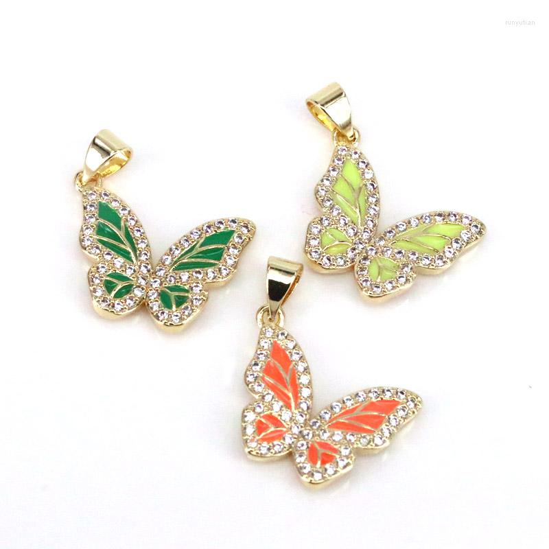 Pendant Necklaces 10Pcs Gold Color Crystal Cz Butterfly Enamel Charms For Women Necklace Supplies Jewelry Making Accessories
Pendant Necklaces 10Pcs Gold Color Crystal Cz Butterfly Enamel Charms For Women Necklace Supplies Jewelry Making Accessories
