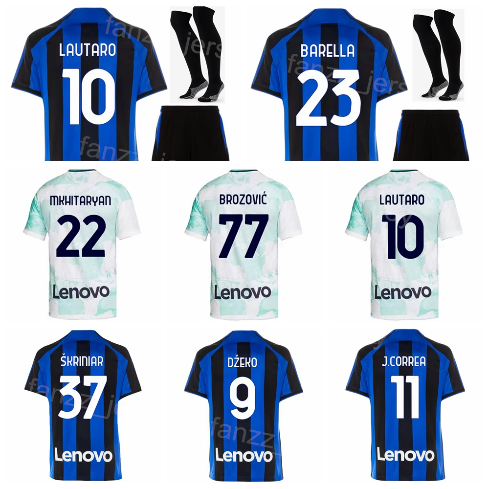 Man Youth 2022 2023 Club 90 LUKAKU Soccer Jersey Set 2 DUMFRIES 32 DIMARCO 1 HANDANOVIC 8 GOSENS 95 BASTONI 5 GAGLIARDINI Football Shirt Kits Blue White Team GuoMi, Men
Man Youth 2022 2023 Club 90 LUKAKU Soccer Jersey Set 2 DUMFRIES 32 DIMARCO 1 HANDANOVIC 8 GOSENS 95 BASTONI 5 GAGLIARDINI Football Shirt Kits Blue White Team GuoMi, Men