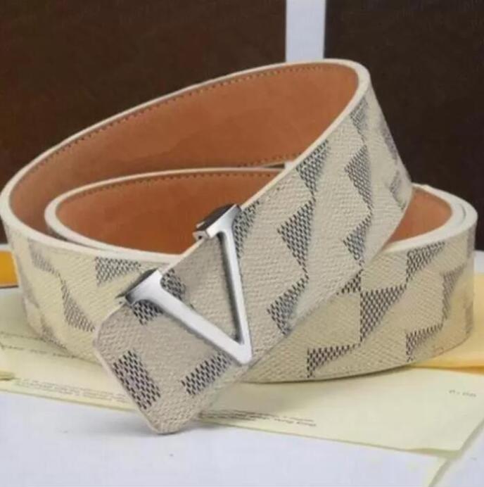 2022 Fashion Belt Man Woman Belts Designer Smooth Gold Sliver black Buckle Top Quality Cowhide Leather With box