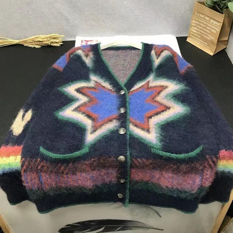 Women Sweater Brand Designer V Neck Embroidery Knitting Sweater presbyopia Casual Cardigans Tops tee, 02
Women Sweater Brand Designer V Neck Embroidery Knitting Sweater presbyopia Casual Cardigans Tops tee, 02