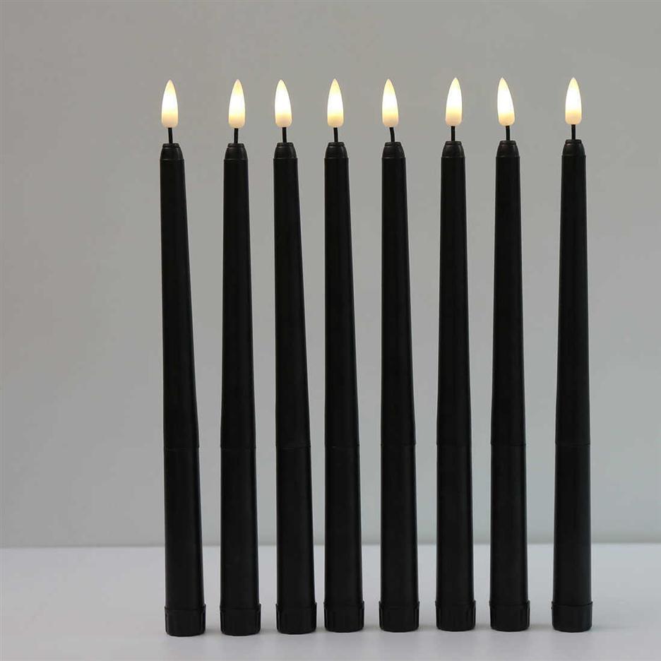 8 Pieces Black Flameless Flickering Light Battery Operated LED Christmas Votive Candles 28 cm Long Fake Candlesticks For Wedding H0909229h
8 Pieces Black Flameless Flickering Light Battery Operated LED Christmas Votive Candles 28 cm Long Fake Candlesticks For Wedding H0909229h