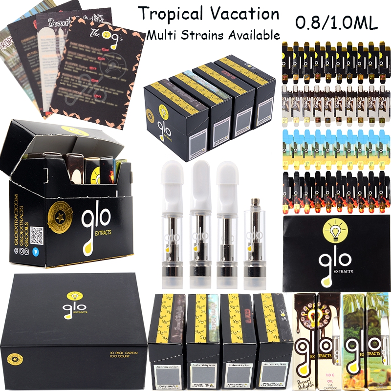 Glo Cartrdige Ceramic Tips Atomizer extracts Vape Cartridges 0.8ml 1ml 510 Thread Thick Oil Atomizers Empty Vapes Pen Carts Box Packaging
Glo Cartrdige Ceramic Tips Atomizer extracts Vape Cartridges 0.8ml 1ml 510 Thread Thick Oil Atomizers Empty Vapes Pen Carts Box Packaging