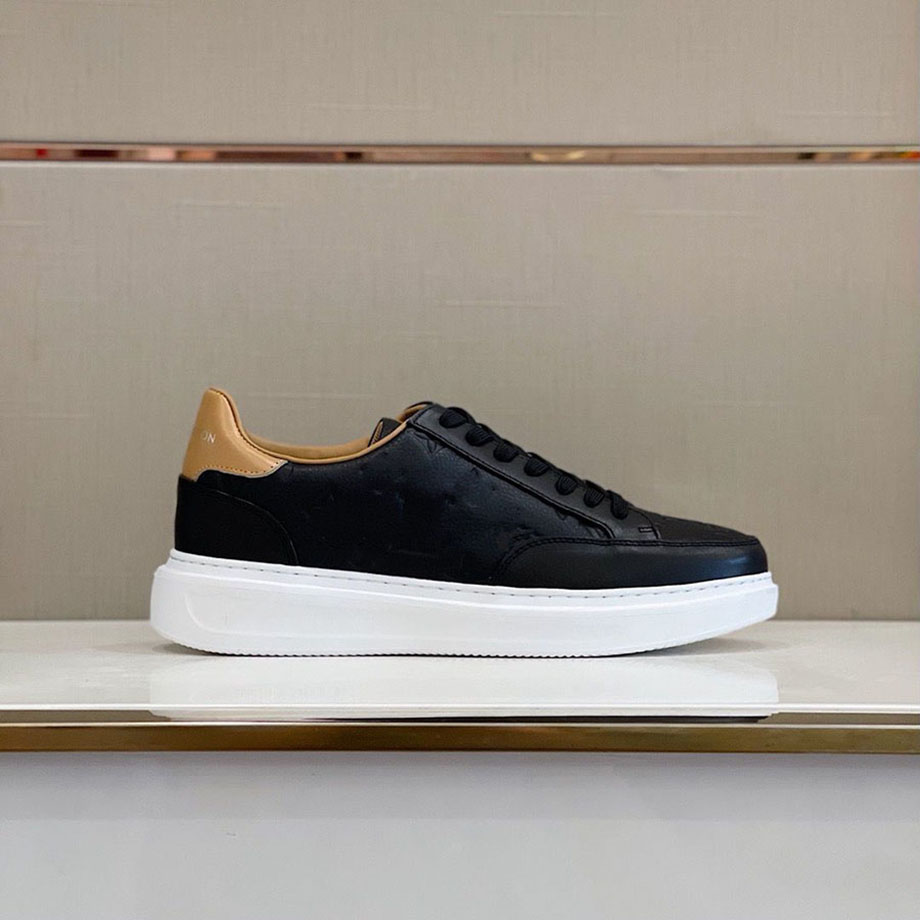 quality Spring men Shoes luxury designer sneaker matching white matte cowhide with the same color outsole size38-45 mjkl00002