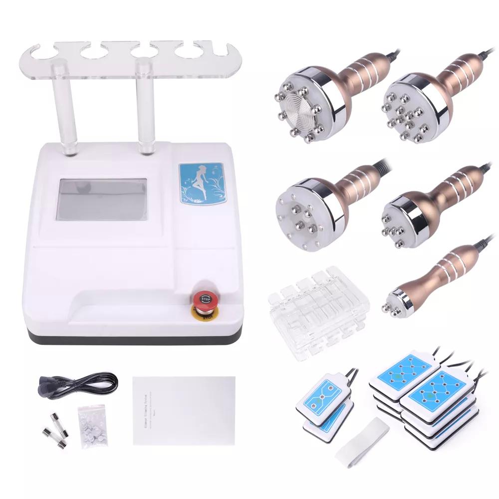 6 in 1 Ultrasonic Cavitation 40K Frequency Body Slimming Machine with Vacuum, Radio RF Liposuction, and Skin Lifting for Tightening and Contouring