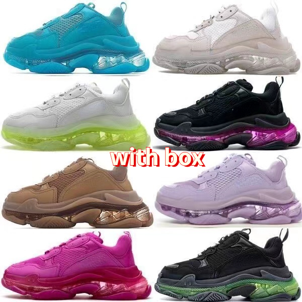 Luxury casual shoes designer paris triple s mens and womens vintage crystal clear bottom leather shoelace box
Luxury casual shoes designer paris triple s mens and womens vintage crystal clear bottom leather shoelace box