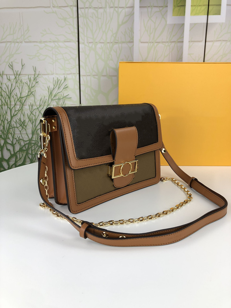 2022 Luxurys Designers bags Crossbodys Women Handbag Messenger Bags Oxidizing Genuine Leather Dauphine Elegant Shoulder Bag Crossbody Wallet, Brown
2022 Luxurys Designers bags Crossbodys Women Handbag Messenger Bags Oxidizing Genuine Leather Dauphine Elegant Shoulder Bag Crossbody Wallet, Brown