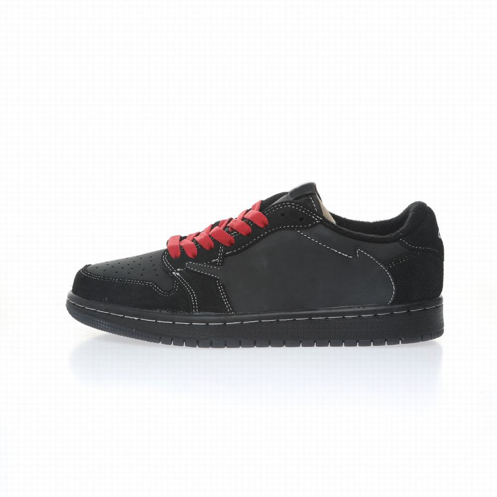 With Box 2022 TS 1 Basketball Shoes Black Phantom Low Men Women Black 1s Sneaker