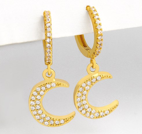 Jewelry Earrings Cubic Zirconia moon star butterfly gold color CZ Crystal Ear Clips No Pierced earrings for women Jewellery wsj35, Golden
Jewelry Earrings Cubic Zirconia moon star butterfly gold color CZ Crystal Ear Clips No Pierced earrings for women Jewellery wsj35, Golden