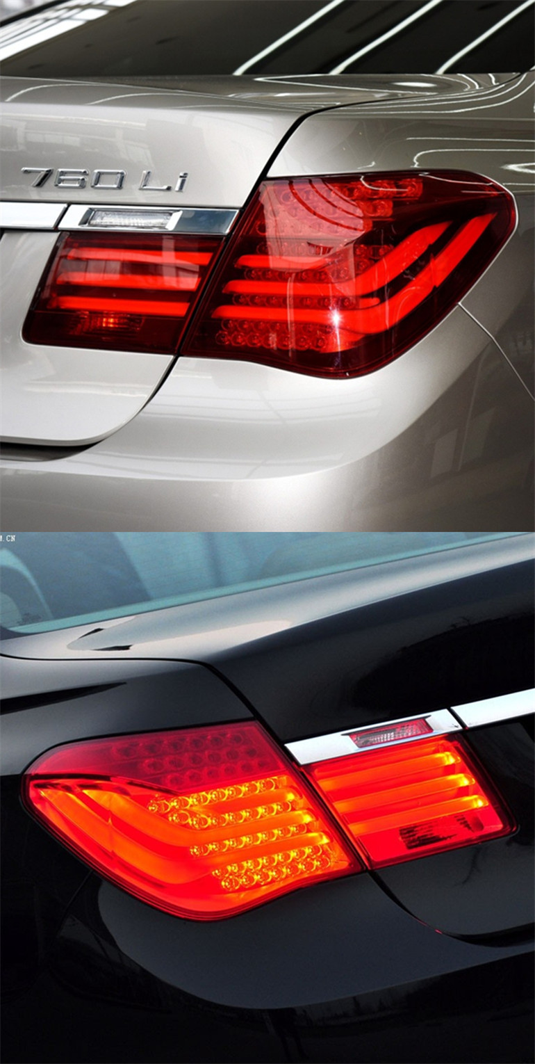 Car Lights For F02 F01 2009-20 15 7 Series 730li 740li 750li 760li LED Auto Taillights Upgrade Blink Turn Signal Lamp Accessories