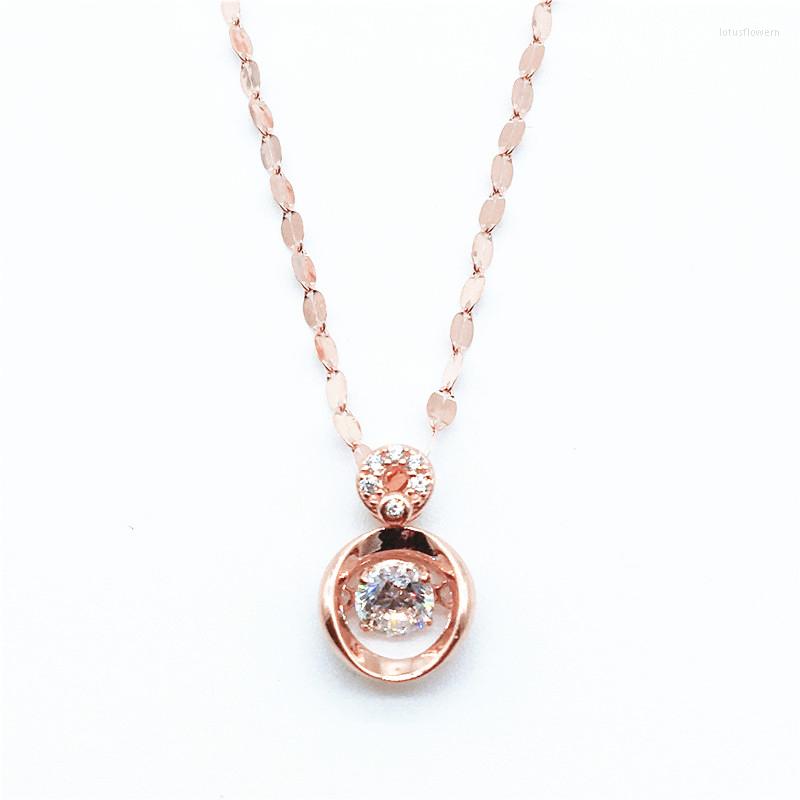 Chains 585 Purple Gold Plated 14K Rose Inlaid Crystal Round Neckalce For Woman Pendant Exquisite Light Luxury Jewelry Wedding Gift
Chains 585 Purple Gold Plated 14K Rose Inlaid Crystal Round Neckalce For Woman Pendant Exquisite Light Luxury Jewelry Wedding Gift