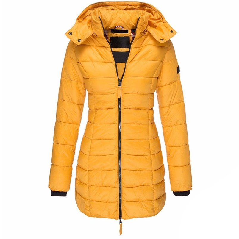 Women's Down Parkas Hooded Parkas Women Down Jacket Autumn Winter Coat Classic Fashion Clothes Yellow Red Blue Gray Black Green Manteau Femme 220