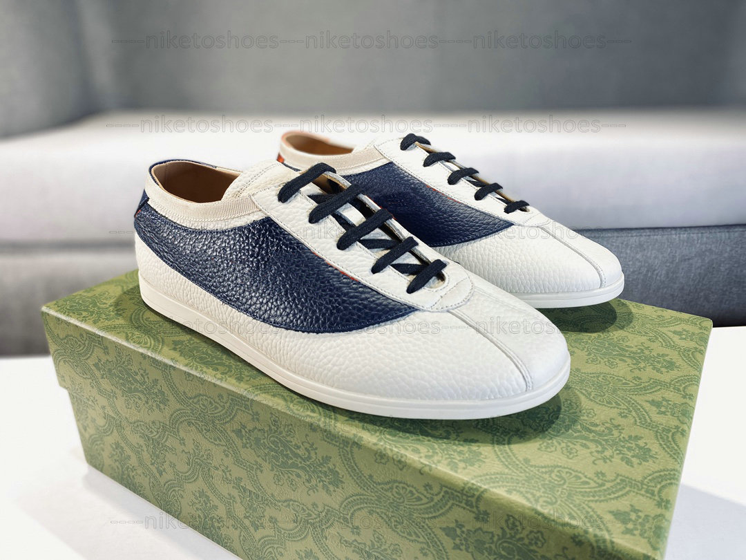 Classic Mens Casual Shoes Monograms Litchi Grain Cowhide Designers Running Shoes Blue Green Stripe White Black Brown Leather Flat Sports Sneakers, 01
Classic Mens Casual Shoes Monograms Litchi Grain Cowhide Designers Running Shoes Blue Green Stripe White Black Brown Leather Flat Sports Sneakers, 01