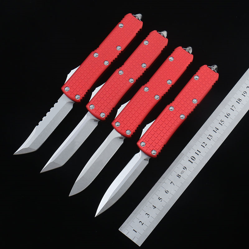 US Style UT85 D2 Automatic Knife Fast Open Carbon Fiber Aluminum Handle Outdoor Self defense Pocket BM 940 485 3310 A16 C07 Auto Knives Godfather 920 Exocet UTX-85
US Style UT85 D2 Automatic Knife Fast Open Carbon Fiber Aluminum Handle Outdoor Self defense Pocket BM 940 485 3310 A16 C07 Auto Knives Godfather 920 Exocet UTX-85
