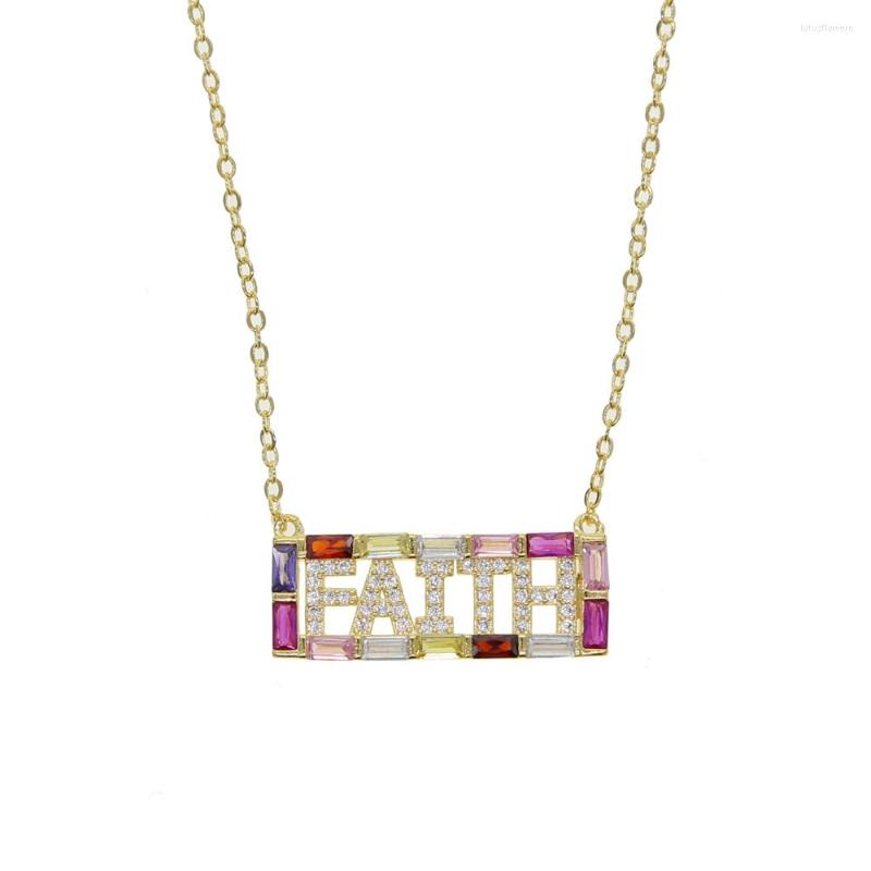 Chains Gold Filled Rainbow Cz Fashion Women Jewelry 2022 Meaning Letter Pendant Faith Necklace
Chains Gold Filled Rainbow Cz Fashion Women Jewelry 2022 Meaning Letter Pendant Faith Necklace