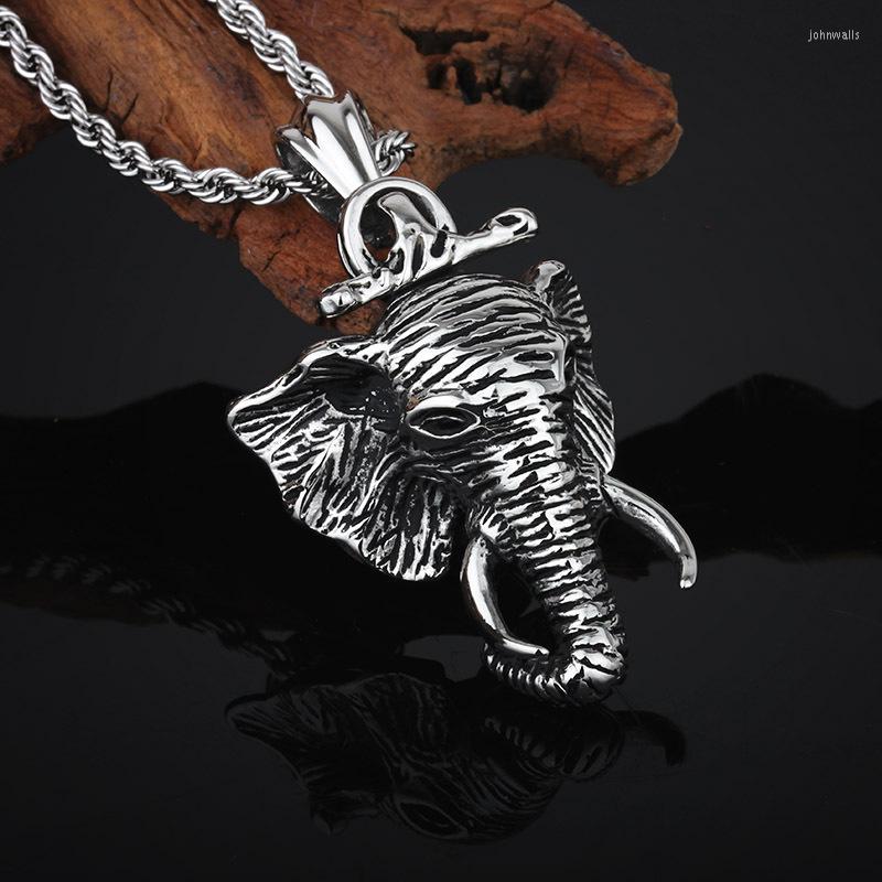 Pendant Necklaces Hip Hop Stainless Steel Silver Color Elephant Necklace Trendy Women Men Jewelry Lucky
Pendant Necklaces Hip Hop Stainless Steel Silver Color Elephant Necklace Trendy Women Men Jewelry Lucky