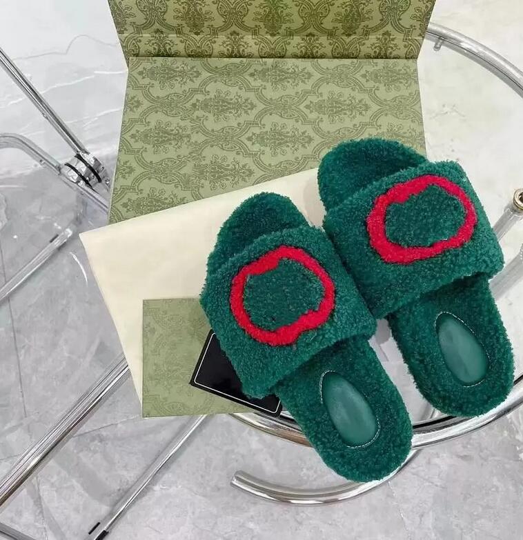 Designer Ladies Flat Slippers Luxury Wool Ladies Classic Sandals Fashion Warm Women's Slipper Plush Green White Casual Wearproof Sandal, Not for individual sale
Designer Ladies Flat Slippers Luxury Wool Ladies Classic Sandals Fashion Warm Women's Slipper Plush Green White Casual Wearproof Sandal, Not for individual sale