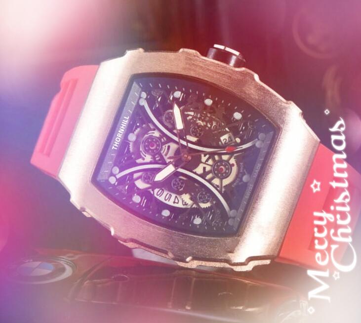 Popular mens skeleton dial watch stopwatch 43mm quartz movement pilot chronometre rubber belt Trend Waterproof Business clock table, As pic
Popular mens skeleton dial watch stopwatch 43mm quartz movement pilot chronometre rubber belt Trend Waterproof Business clock table, As pic