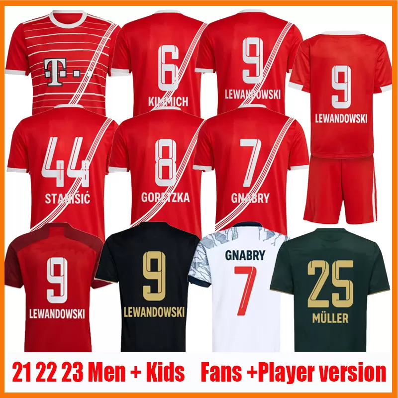 Soccer Jersey 21 22 23 LEWANDOWSKI soccer jerseys SANE GORETZKA COMAN MULLER DAVIES HERNANDEZ GNABRY BAYERN MUNICH Kids kits 2022 2023 Camis, 22-23 kids home kit
Soccer Jersey 21 22 23 LEWANDOWSKI soccer jerseys SANE GORETZKA COMAN MULLER DAVIES HERNANDEZ GNABRY BAYERN MUNICH Kids kits 2022 2023 Camis, 22-23 kids home kit