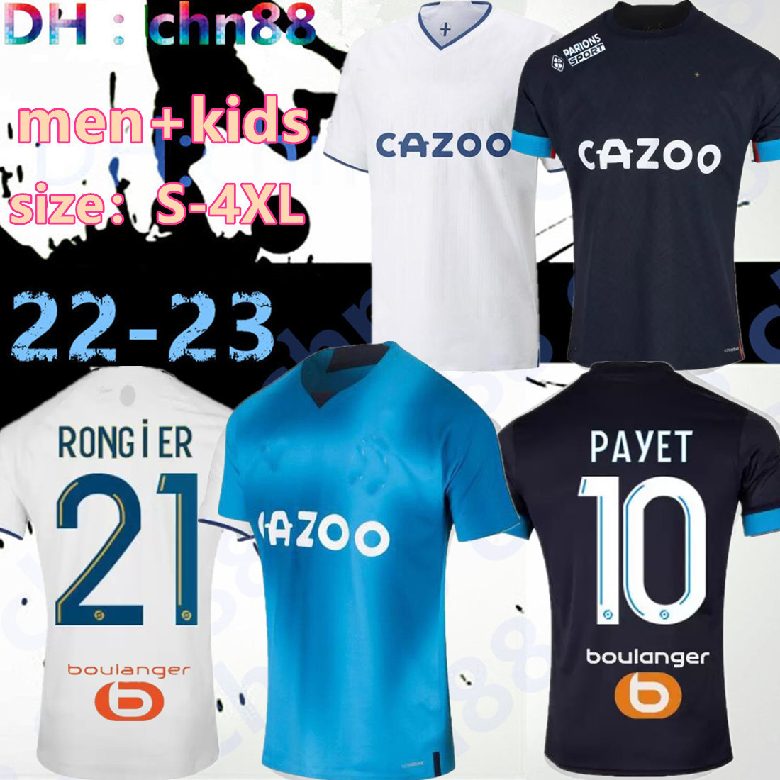 S-4XL 22 23 Marseilles King Soccer jersey special edition GERSON under BAKAMBU milik maillot de foot 2022 2023 Camiseta PAYET GUENDOUZI KAMARA man kids football shirt, 22-23 home
S-4XL 22 23 Marseilles King Soccer jersey special edition GERSON under BAKAMBU milik maillot de foot 2022 2023 Camiseta PAYET GUENDOUZI KAMARA man kids football shirt, 22-23 home