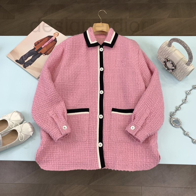 Women' Jackets designer 22 early autumn Miu new girls Pink Wool casual coat, 2# packing bag
Women' Jackets designer 22 early autumn Miu new girls Pink Wool casual coat, 2# packing bag