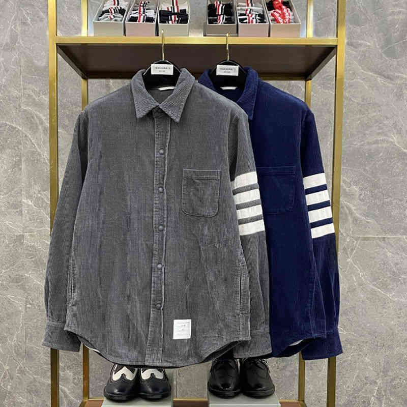 Jackets Mens Designer Tb Fashion Casual Stripe Corduroy Classic Four Bar Trendy Warm Breathable Jacket Coats, Dark gray
Jackets Mens Designer Tb Fashion Casual Stripe Corduroy Classic Four Bar Trendy Warm Breathable Jacket Coats, Dark gray